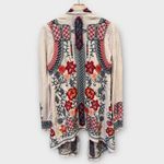 Johnny Was  Resso Embroidered Wrap Cardigan Sweater Size XS Photo 3