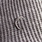 Zyia Active Dont Wake Me Thermal Henley Pajama Top Waffle Knit Purple Small Photo 2