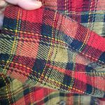 Sag Harbor Tan and Red Plaid Button up‎ Size 6P Photo 3