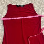 Norma Kamali  Sleeveless Boat Neck Deep Berry Red Midi Bodycon Dress Photo 4