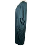 Dwell & Slumber Caftan Dress M/L Green Modal Maxi Lounge Gown‎ Pockets Sleep Size L Photo 2