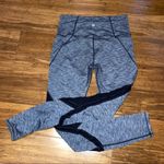 Athleta High Rise Gray Plié Mesh Legging Tights Model 349101-Medium Photo 4