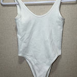 By Together  White Bodysuit Classic Scoop Neck Photo 0