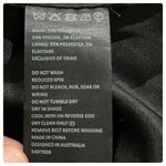 Bardot  Gray Monochrome Glenchek Belted Double Breasted Trench Coat Size 6 Medium Photo 11