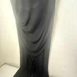 Newport News Vintage  Jumpsuit Womens Size 10 Black Chiffon Overlay Wide Leg Y2K Photo 4