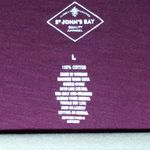 st. john's bay  Merlot Long Sleeve Henley Tee Photo 2