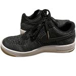 Nike Women's Air Force 1 Flyknit Shoe 820256 001 Black White Women's 8.5 Sporty Photo 4