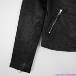 Madewell NEW  washed Leather Motorcycle‎ Jacket, size S Photo 6