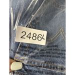 Levi's Shorts Womens 31 501 Button Fly Cut Off Distressed Denim Shortie Photo 9