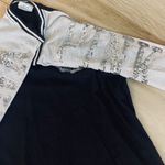 PINK - Victoria's Secret  Silver Sequin Baseball Tee Shirt Top Size Extra Small Photo 10