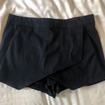 Ambiance Apparel Black Cross Front Skort  Photo 0