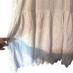 Top Shop White Cotton Dress Size 12 Photo 9