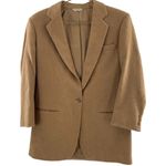 Vintage 100% Camelhair Tan Dress Coat Blazer Size 6 Lined‎ Photo 0
