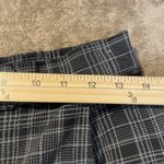 Cotton On Cotton:On Pants Womens 4 Plaid Flat Front Tapered Trousers Academia Gray Black Photo 5