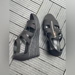 LAUREN by Ralph Lauren Women’s Kelcie Open Toe Casual Espadrille Sandals Sz 9.5 Black Photo 10