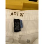 Apt. 9  White Denim Modern Shorts Studs Studded Women's 8 Summer Beach Photo 1