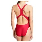 Speedo Woman's Pro LT Super Back Swimsuit Red Size 12 New With Tags Photo 1