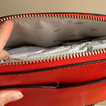 Kate Spade Peyton Dome Crossbody Bag, Medium Saffiano Leather Bag, Gazpacho Red Photo 9