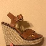 Tan Espadrille Wedge Size 8.5 Photo 0