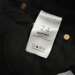 MOTHER DENIM | Black Jeans High Waisted Rider Ankle "Not Guilty" Wash | Size 24 Photo 7