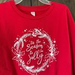 Holiday Time  Christmas Sweatshirt Women’s Size Small 4-6 Photo 11
