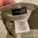 Veronica Beard Blake Classic Straight High Rise Jeans in Sage Green Size 25/0 Photo 6