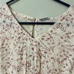 True Craft  sz small creme and pink romper with pockets long sleeve elastic waist Photo 2