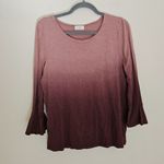 Anthropologie T.la Tessa Ombre Bell Sleeve Tee Top Size S Modal T Photo 1