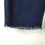 BDG Blue Dark Wash Frayed Hem Bermuda Denim Jean Shorts 28 Photo 2