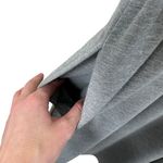 Eaze Wear by Anthony Grey Sleeveless Sweatshirt Lightweight Dress Pockets Size L Gray Size L Photo 2