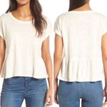 Madewell Modern Linen Gather Top in Cream Linen Size Medium Photo 10