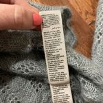 Fat Face UK green pointelle alpaca blend scalloped sweater 6 Photo 5