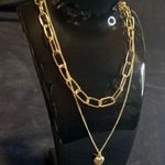 Gold Fashion Layered Necklace Photo 0