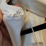 Skin Dress Indira Mini Bone White Neutral Casual Bridal Cocktail Keyhole Size XS Photo 11