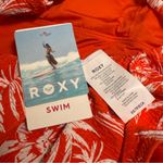 Roxy NWT Orange Tropical Print One Piece Swimsuit – XS Photo 6