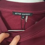 After Market Women's Burgundy Sweater with tie detail  size small Photo 1