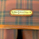 Ralph Lauren Brown Green Tartan Plaid Computer Crossbody Tote Messenger Bag Rare Photo 15