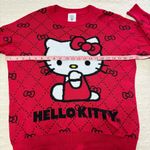 Sanrio Hello Kitty Graphic Red Crew Neck Sweater Size M Red Size M Photo 4