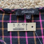 Madewell ‼️ Plaid Flannel Button-Front Shirtdress‼️ Photo 5