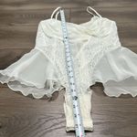 Victoria's Secret Victoria’s Secret Vintage Gold Label White Bridal Teddy Bodysuit Size Medium‎ Photo 4