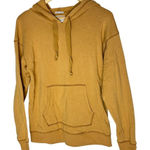 American Eagle  Women's Small Hoodie Tan Yellow‎ Legging Fit Comfy Lounge Soft Photo 0