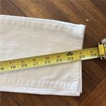 Eileen Fisher White Denim Straight Leg Low Rise Jeans, Size 4 (US) Photo 8