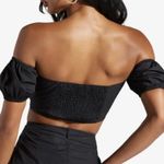 Shoe Dazzle Puff Sleeve Crop Top Size S NWT. Photo 2