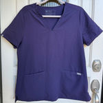 FIGS  Casma Womens Technical Collection VNeck Scrub Top Purple Shadow Size Medium Photo 0