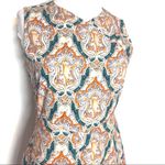 Carven sleeveless printed poplin dress Size 4 Photo 4