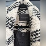 Scotch & Soda  Geometric Wool Blend Cocoon Coat - Women’s Small Photo 8