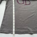 Bella Canvas Greenbush Brewery Sawyer Michigan Long Sleeve Shirt Grey Purple Medium Photo 9