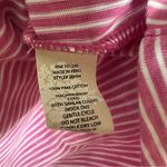 Soft Surroundings  Coco Purple Striped Ruffle Hem T Shirt Photo 10