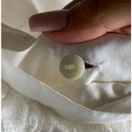 Dolce & Gabbana Dolce‎ & Gabbana White Button Up Blouse  With Beautiful Detail ( 42 ) Photo 3