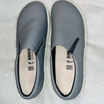 Birkenstock  Oswego Grey Slip-On Leather Shoes sz 9.5 Photo 4